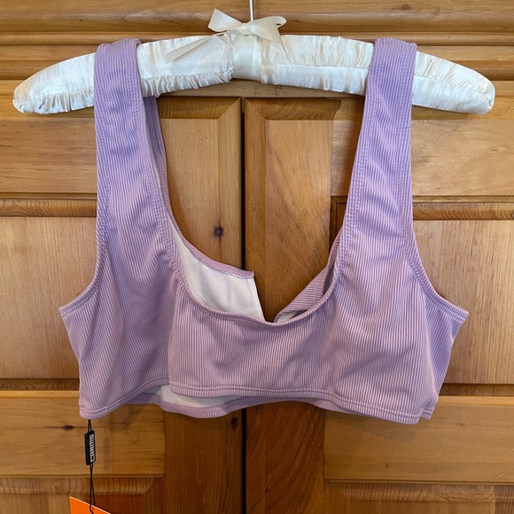 Public Desire x CARMS Bikini top ribbed lavender - Picture 7 of 11